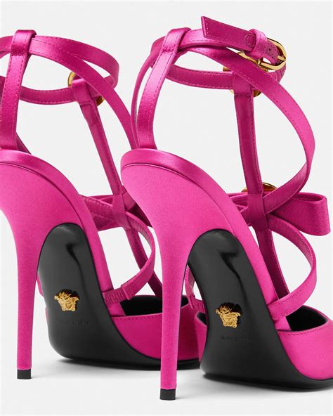 versace shoes verified|Versace pink shoes.